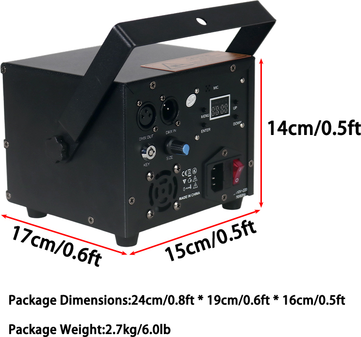 Igracelite 2W Animation Laser Lights APP Remote Control DMX512 Sound Full Color RGB