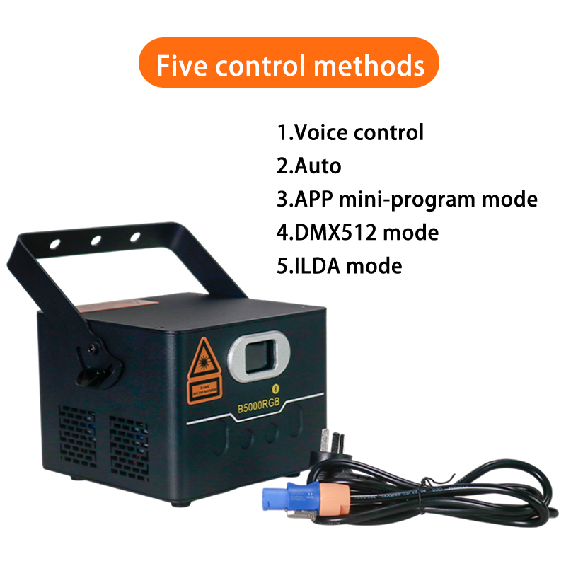 Igracelite APP controls 5w RGB laser light full color animation for stage lighting ktv nightclub