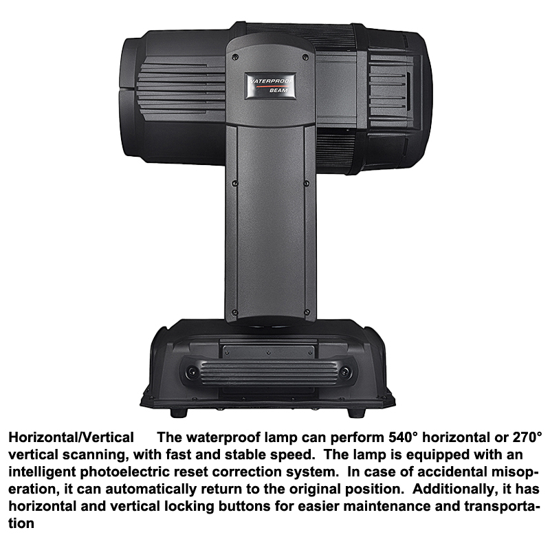Igracelite IP65 waterproof 350w moving head low noise concert party