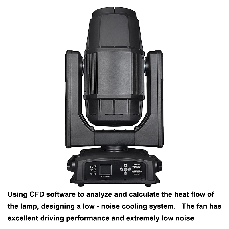 Igracelite IP65 waterproof 350w moving head low noise concert party