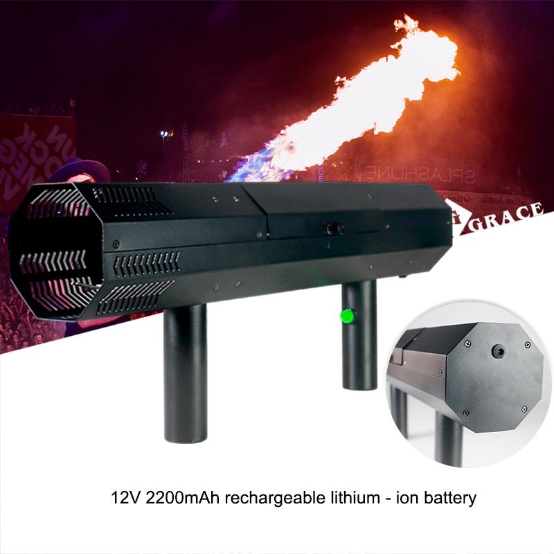 Igracelite handheld stage fire gun for party flame thrower sparkle firing machine