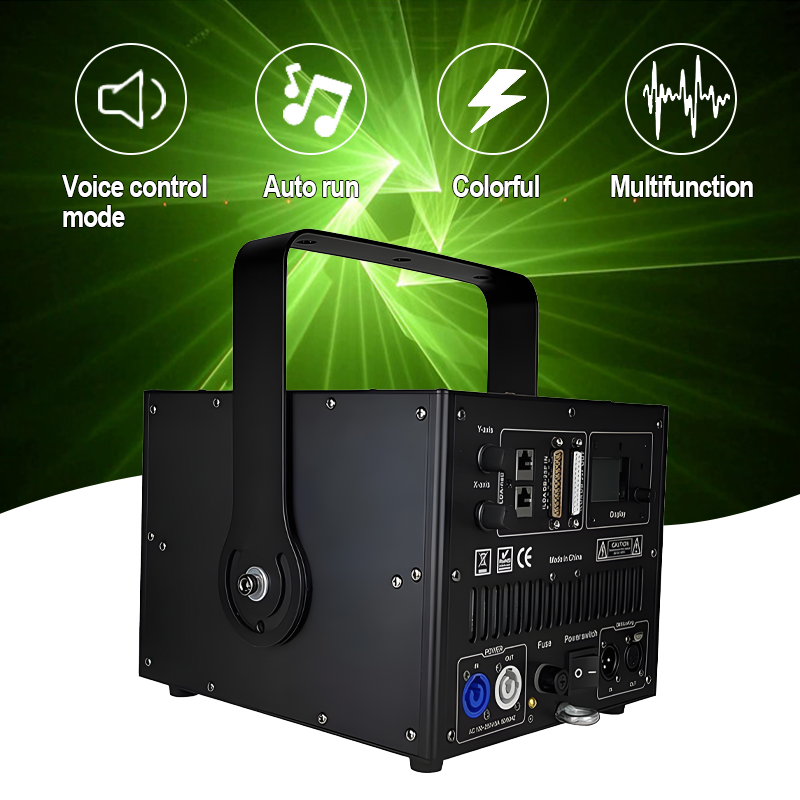 5w dmx512 rgb animation laser light