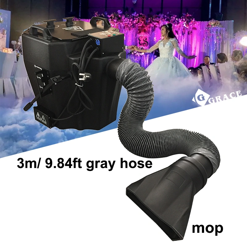 Igracelite 6000w  low fog adjustable dry ice fog machine
