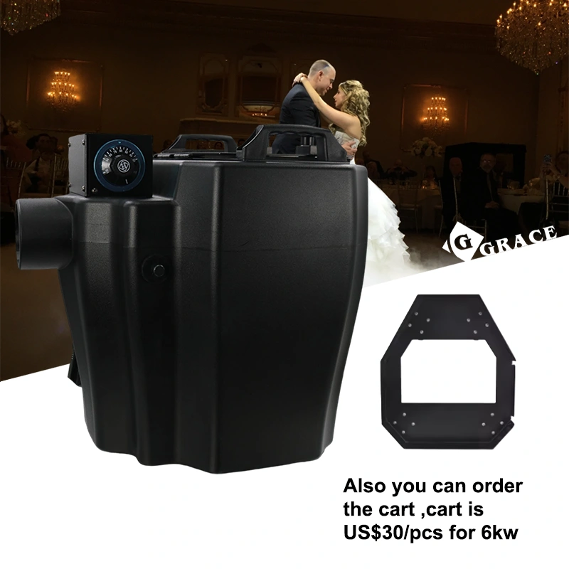 Igracelite 6000w  low fog adjustable dry ice fog machine