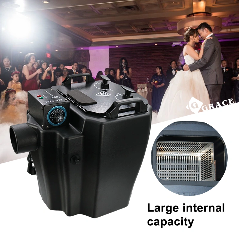Igracelite 6000W temperature controllable low fog dry ice fog machine