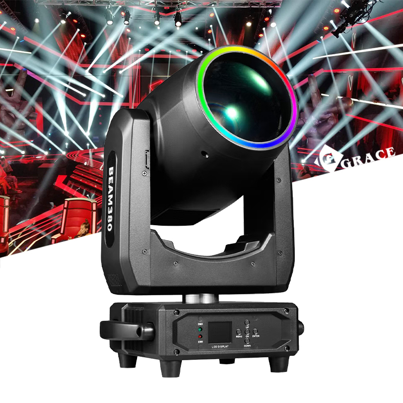 Igracelite 380w 20R moving head beam light with rainbow effect for concerts and entertainment parties