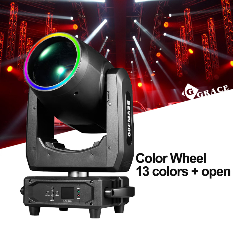 Igracelite 380w 20R moving head beam light with rainbow effect for concerts and entertainment parties