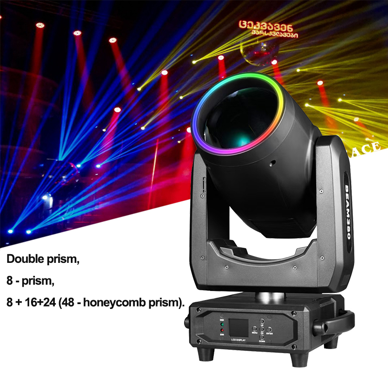 Igracelite 380w 20R moving head beam light with rainbow effect for concerts and entertainment parties
