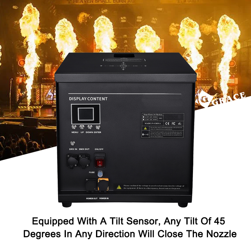 Igracelite Spray 8-10M Ipx3 Outdoor Flame Machine