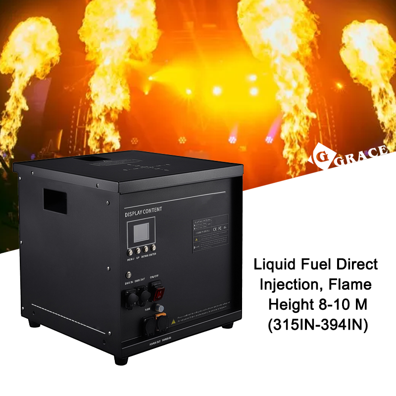 Igracelite Spray 8-10M Ipx3 Outdoor Flame Machine