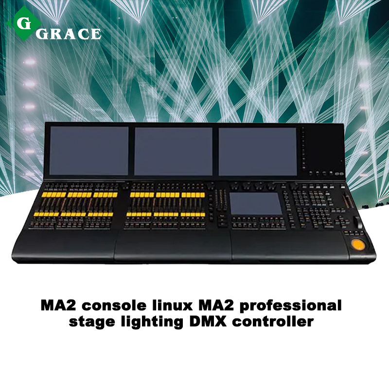 Professional stage lighting DMX controller MA3 Console Linux