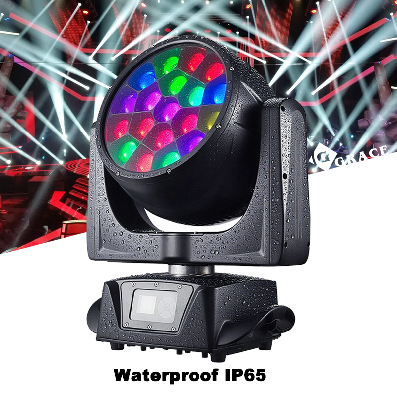 Igracelite 19*40w K15 RGBW 4in1 Led Moving Head Stage Light