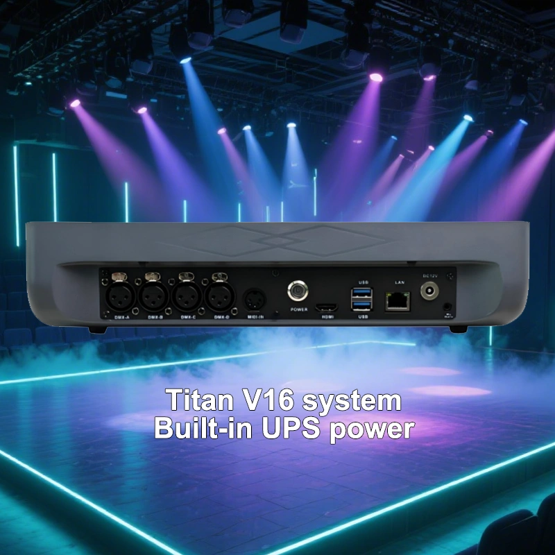 Igracelite titan V16 system Quartz mobile DMX controller
