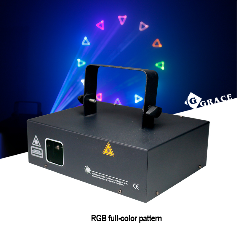 Igracelite Mini Laser Stage Light 1W/2W/3W  RGB 3D Animation Effect Portable Laser Projector for Stage Show Disco Party Club Events
