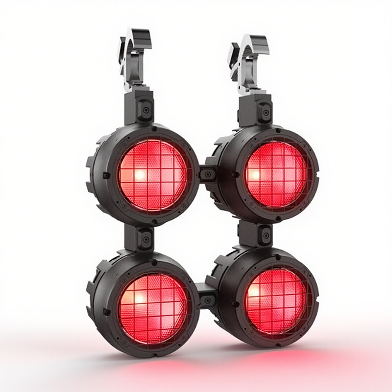 Igracelite LED Par Light, 350W IP65 Waterproof RGBALC COB Mini Outdoor Blinder Light with Splicing Design for Stage Events and Audience Lighting
