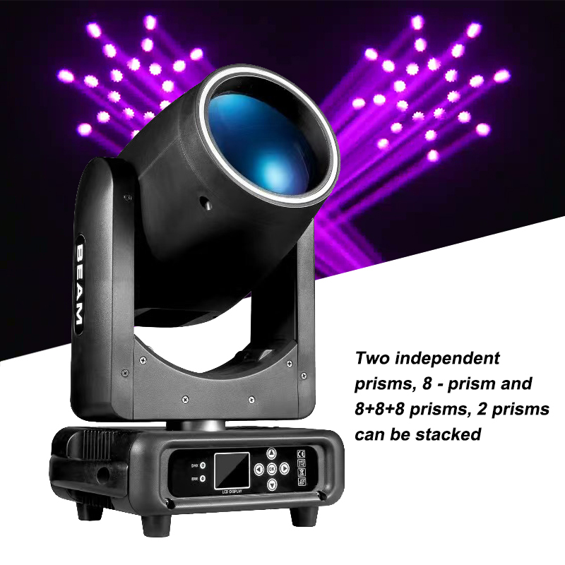 Igracelite 14R Beam 295w Moving Head Stage Light Dj Mini Beam 295+LED Ring Moving Head