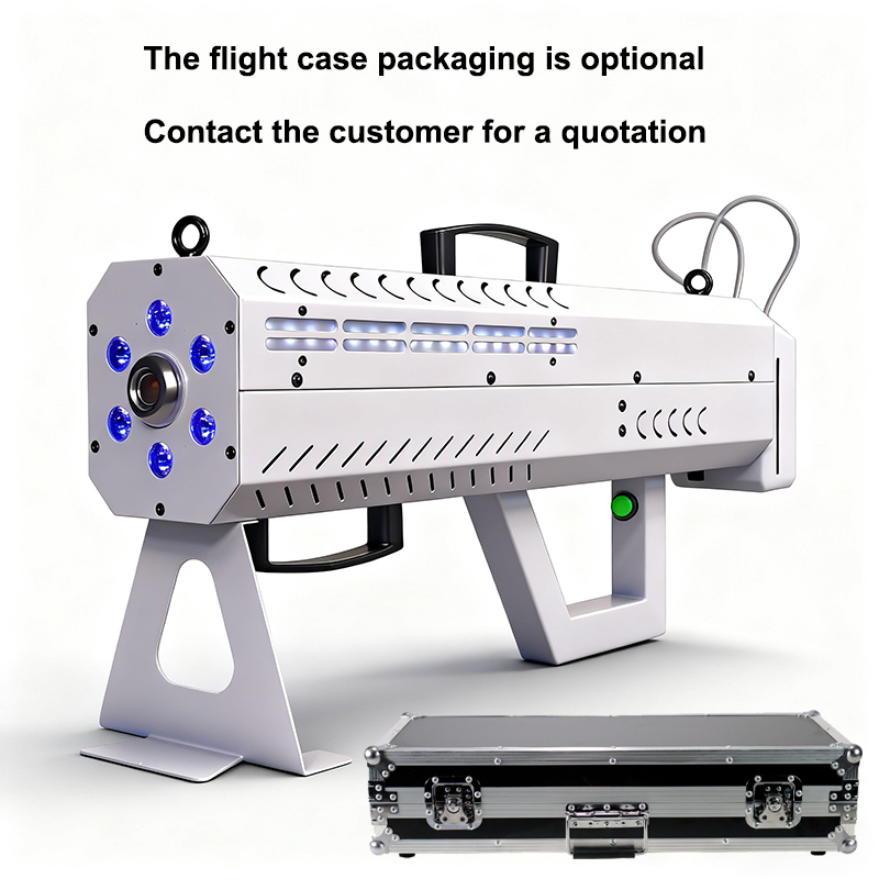 Igracelite 1500W Hand-Hold Smoke Gun RGB Air Column Fog Gun Wedding Stage Event Marriage Night Club DJ