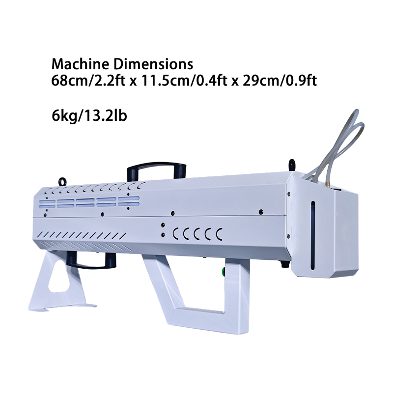 Igracelite 1500W Hand-Hold Smoke Gun RGB Air Column Fog Gun Wedding Stage Event Marriage Night Club DJ