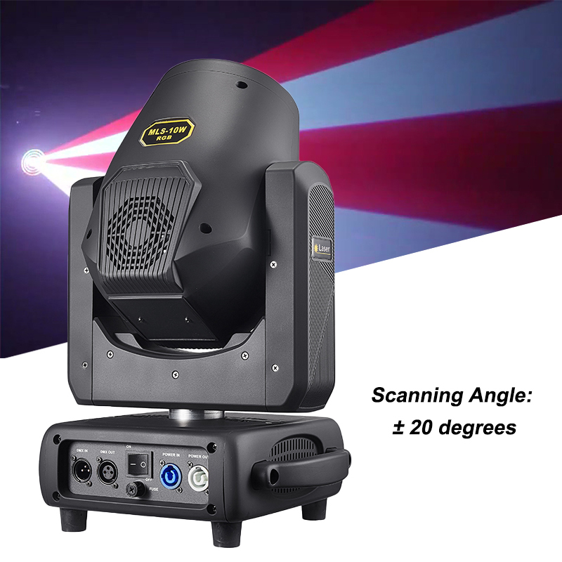 Igracelite 5w/8w/10w RGB Moving Head Animation Laser Light With LED 3D Ring Circle for Party