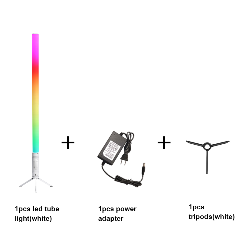 Igracelite 3in1 1.2M 360 Degree LED Tube Light 8pcs 1 set