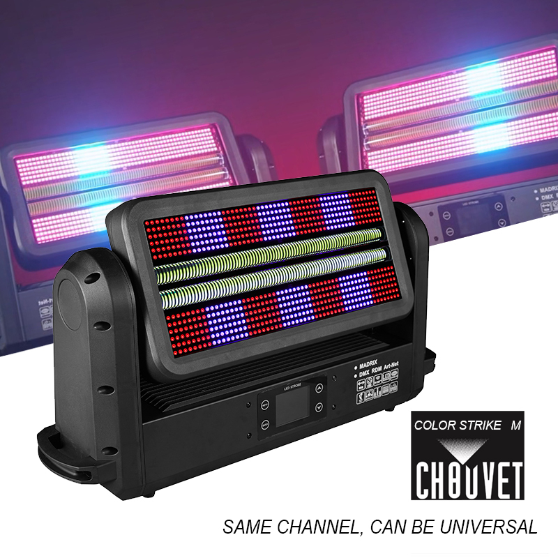 Igracelite 1500w STRIKE M LED strobe light RGBW LED matrix strobe moving head stage light