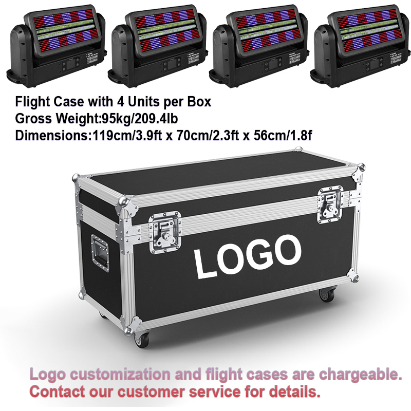 Igracelite 1500w STRIKE M LED strobe light RGBW LED matrix strobe moving head stage light