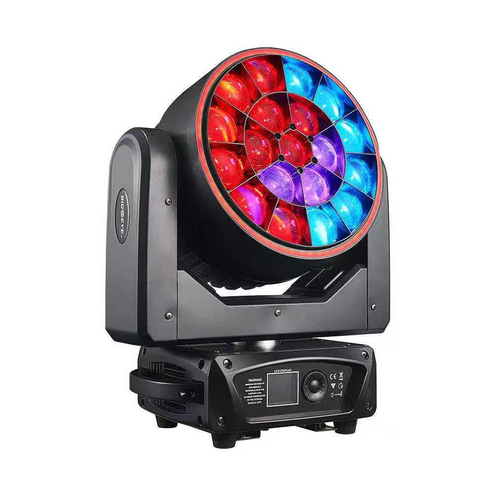 Igracelite 19x15w K10 Big Bee Eye Zoom Wash Moving Head Light