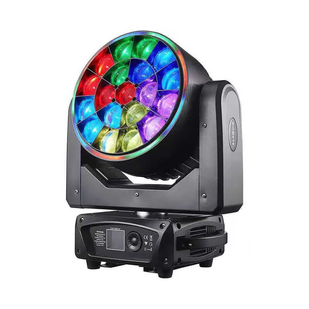 Igracelite 19x15w K10 Big Bee Eye Zoom Wash Moving Head Light
