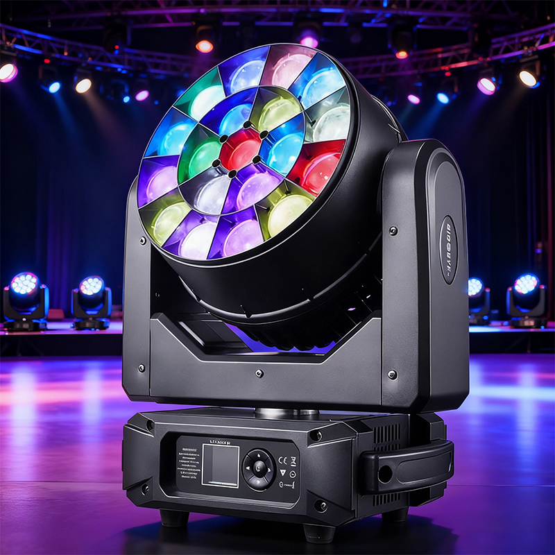 Igracelite K15 19x40w RGBW LED wash big bee eye moving head light for concerts and parties