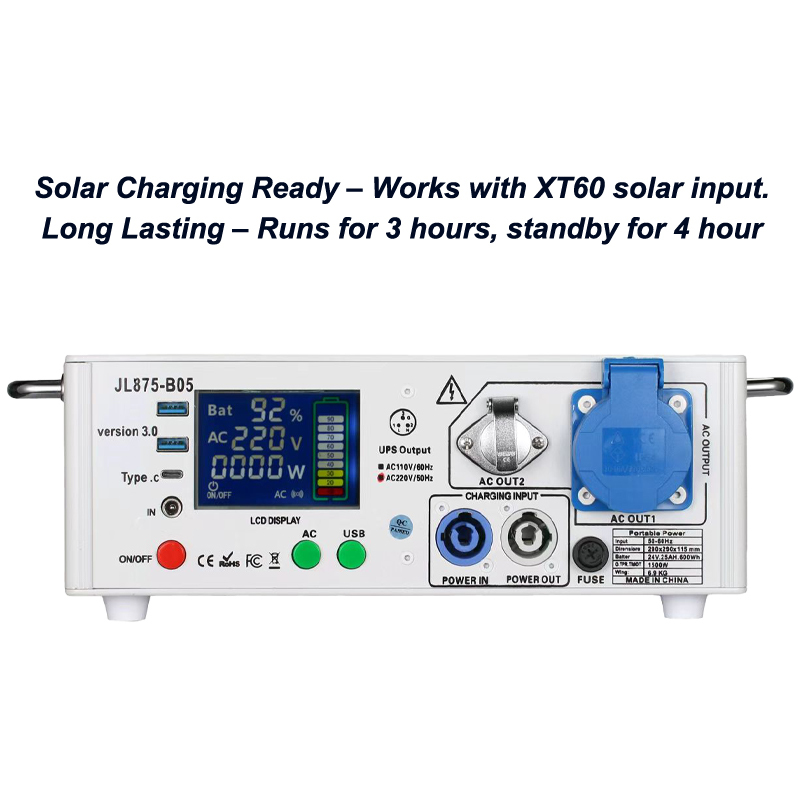 Igracelite 1500w powered portable power for cold spark machines and stage lights