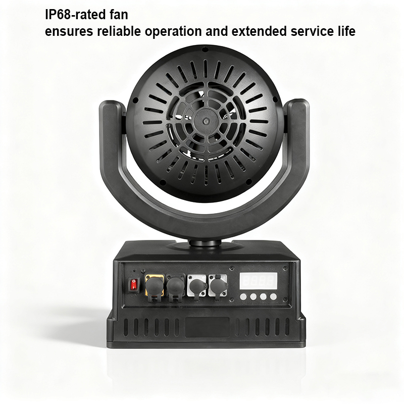 Igracelite Bubble Machine, 90W LED Moving Head with DMX & Remote Control, IP65 Waterproof Outdoor Party DJ Disco Effect Light for Weddings & Events