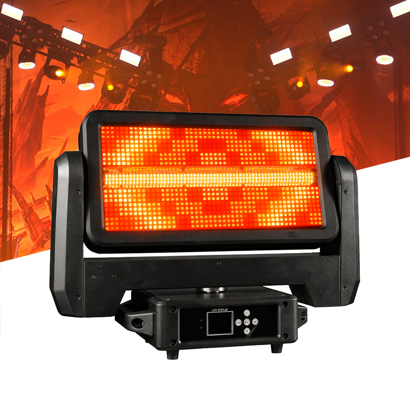 Igracelite 300W DMX LED Moving Head Strobe Light - Professional Stage Lighting with Strobe Effects for Live Performances, DJ Events, Concerts and Parties