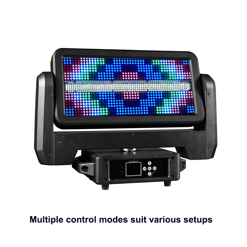 Igracelite 300W DMX LED Moving Head Strobe Light - Professional Stage Lighting with Strobe Effects for Live Performances, DJ Events, Concerts and Parties