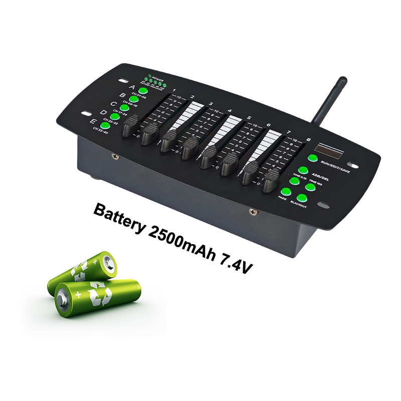 Igracelite Battery Mini Controller Wireless DMX512 40CH Portable Lighting Controller with Switchable SCC Protocol and GZ Protocol for Stage Lights, DJ Events, Weddings, Clubs, and Professional Shows