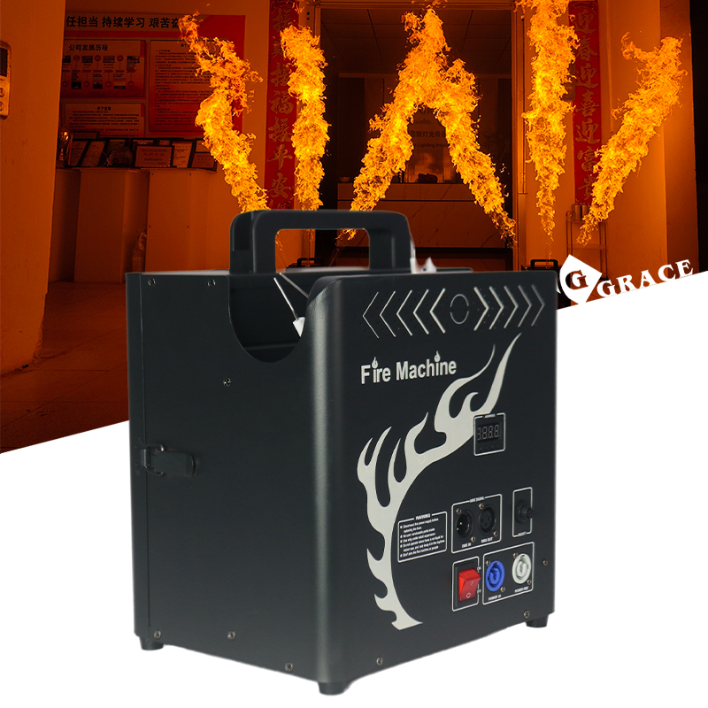 3 Heads DMX512 Spray Fire Flame Machine
