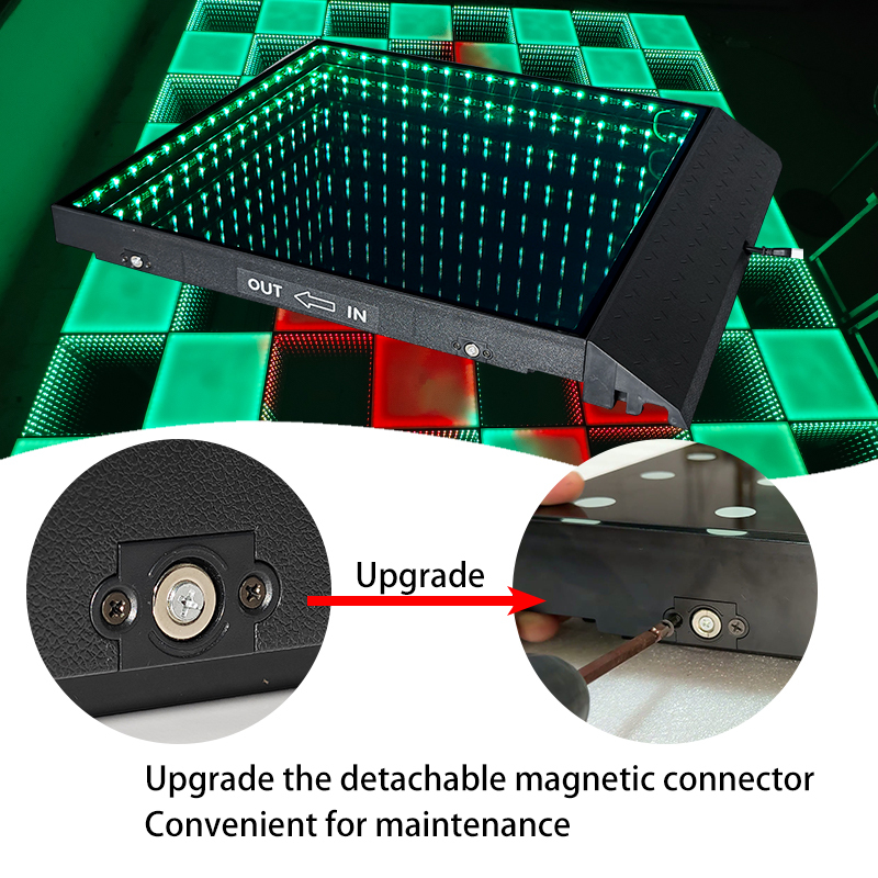 Monoblock Wireless 3D Mirror Magnet LED Dancing Floor