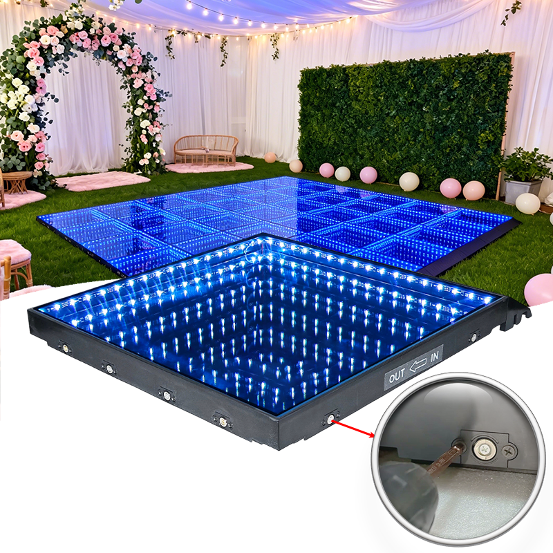 Monoblock Wireless 3D Mirror Magnet LED Dancing Floor