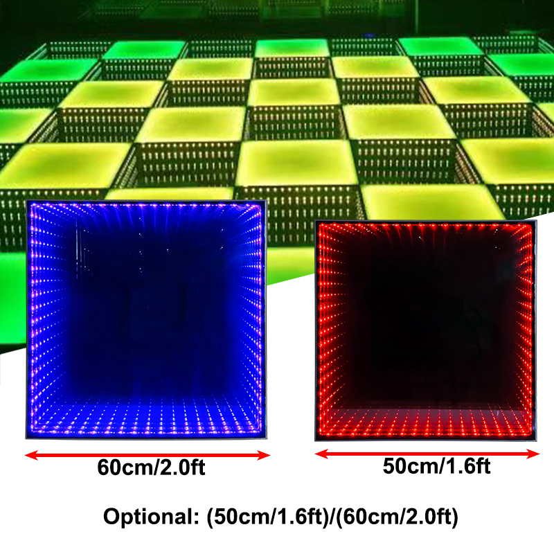 Monoblock Wireless 3D Mirror Magnet LED Dancing Floor