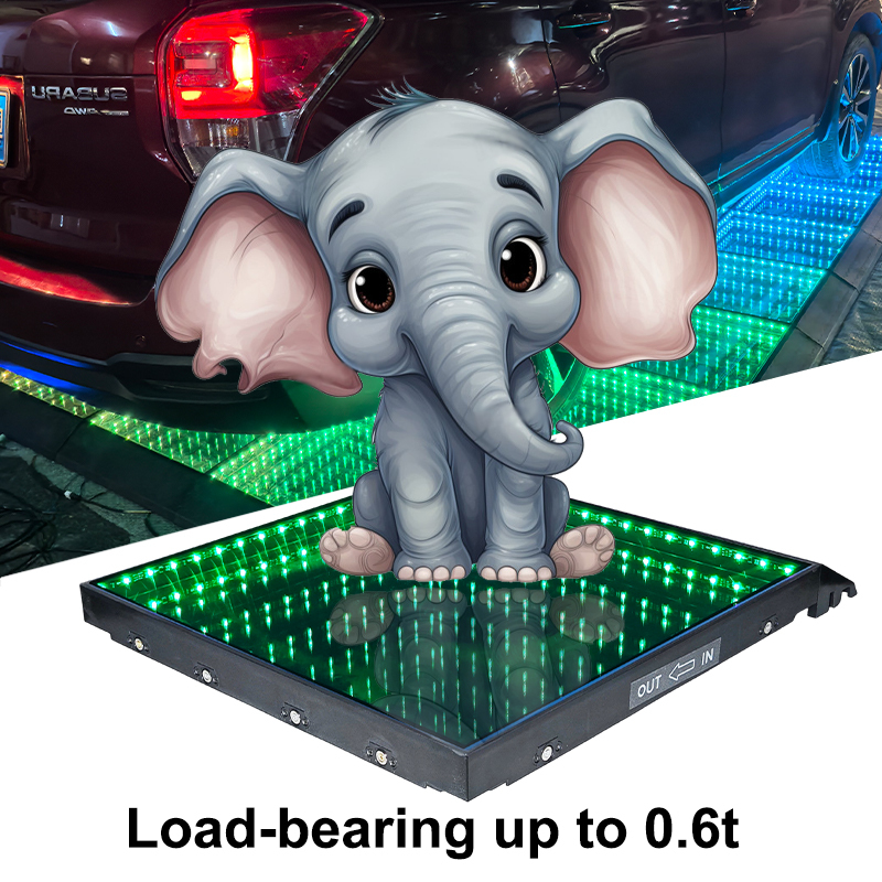 Monoblock Wireless 3D Mirror Magnet LED Dancing Floor