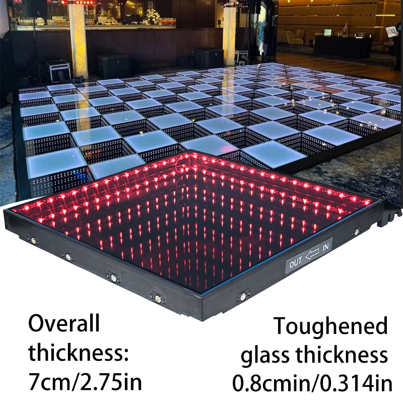 Monoblock Wireless 3D Mirror Magnet LED Dancing Floor