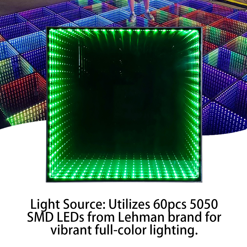 Monoblock Wireless 3D Mirror Magnet LED Dancing Floor
