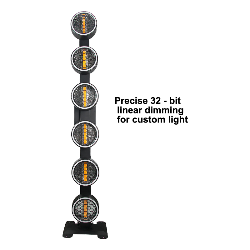 Igracelite Pixel Retro Light - 6 LED RGBW DMX512 Stage Lighting for Concert, Background Flash Effect Lighting, Professional Controlled LED Pixel Wash Light.