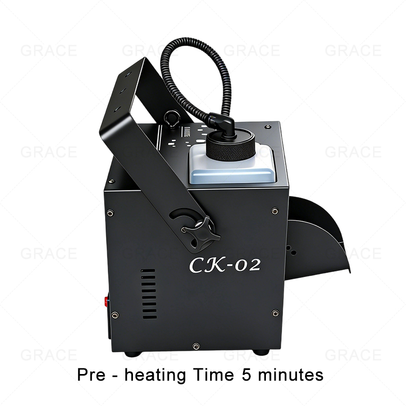 Igracelite 700W Fog Machine Hazer, Water-Based Smoke Machine with DMX512 & Remote Control, for Wedding Night Club Party, 0.9L Mini Haze Machine, 5-Minute Preheat