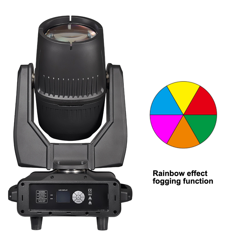 Igracelite Waterproof Moving Head IP65, 350W/380W Mini Outdoor Moving Head Spot Light for Stage, Event, Club and Wedding Lighting