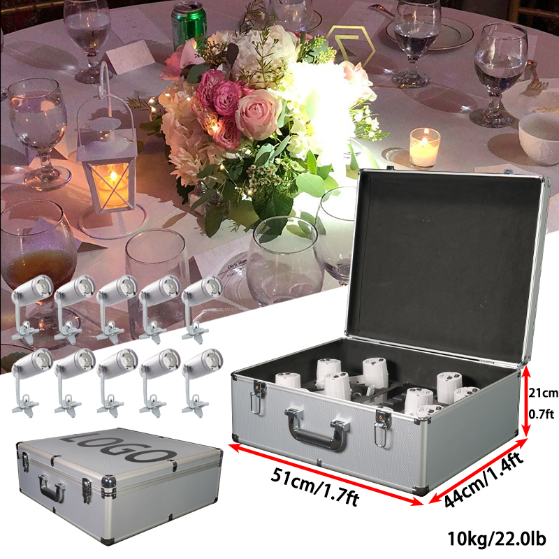 Free Shipping Magnetic Battery LED Pinspot White Light
