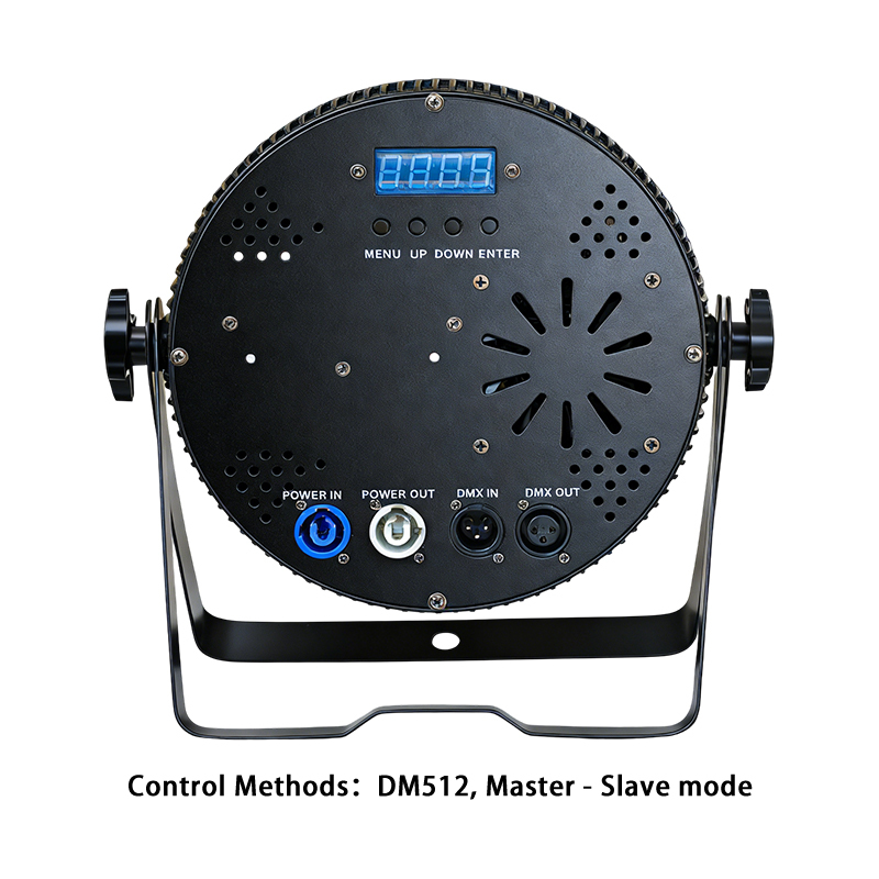 Igracelite 7x50W RGBW COB Par Light DMX512, 350W LED Stage Light with Cool White 6000K Warm White 3000K RGBW 6500K, 0-100% Dimming, 8/32CH Master-Slave for Wedding DJ Event Lighting