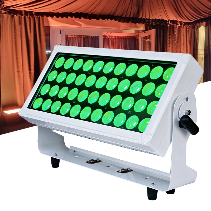 Igracelite Waterproof LED City Color Light 350W RGBW DMX512 Stage Light with 44 Beads, 50,000 Hours Lifespan, 0-100% Dimming, Strobe, Master/Slave Mode, for Indoor/Outdoor Professional Lighting
