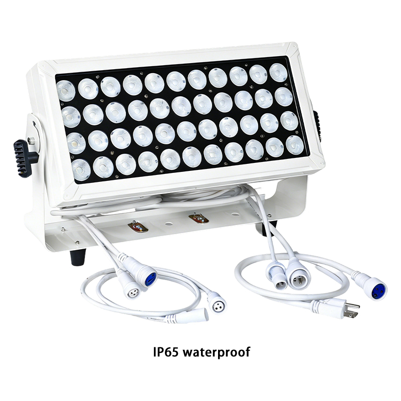 Igracelite Waterproof LED City Color Light 350W RGBW DMX512 Stage Light with 44 Beads, 50,000 Hours Lifespan, 0-100% Dimming, Strobe, Master/Slave Mode, for Indoor/Outdoor Professional Lighting