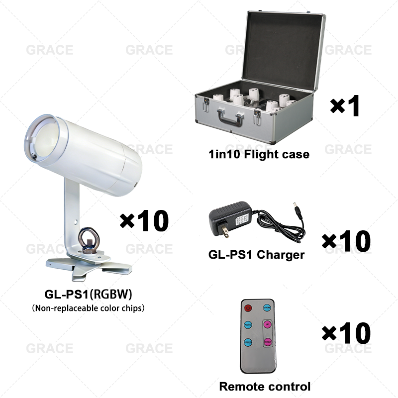 Free Shipping Magnetic Battery LED Pinspot White Light