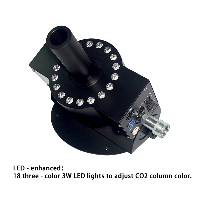 Igracelite LED CO2 Jet Machine Dual DMX512 & Electronic Control, 8